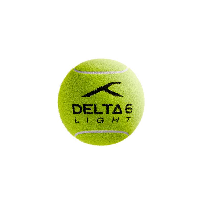 Delta 6 Light Cricket Tennis Balls (Pack of 6/Yellow)