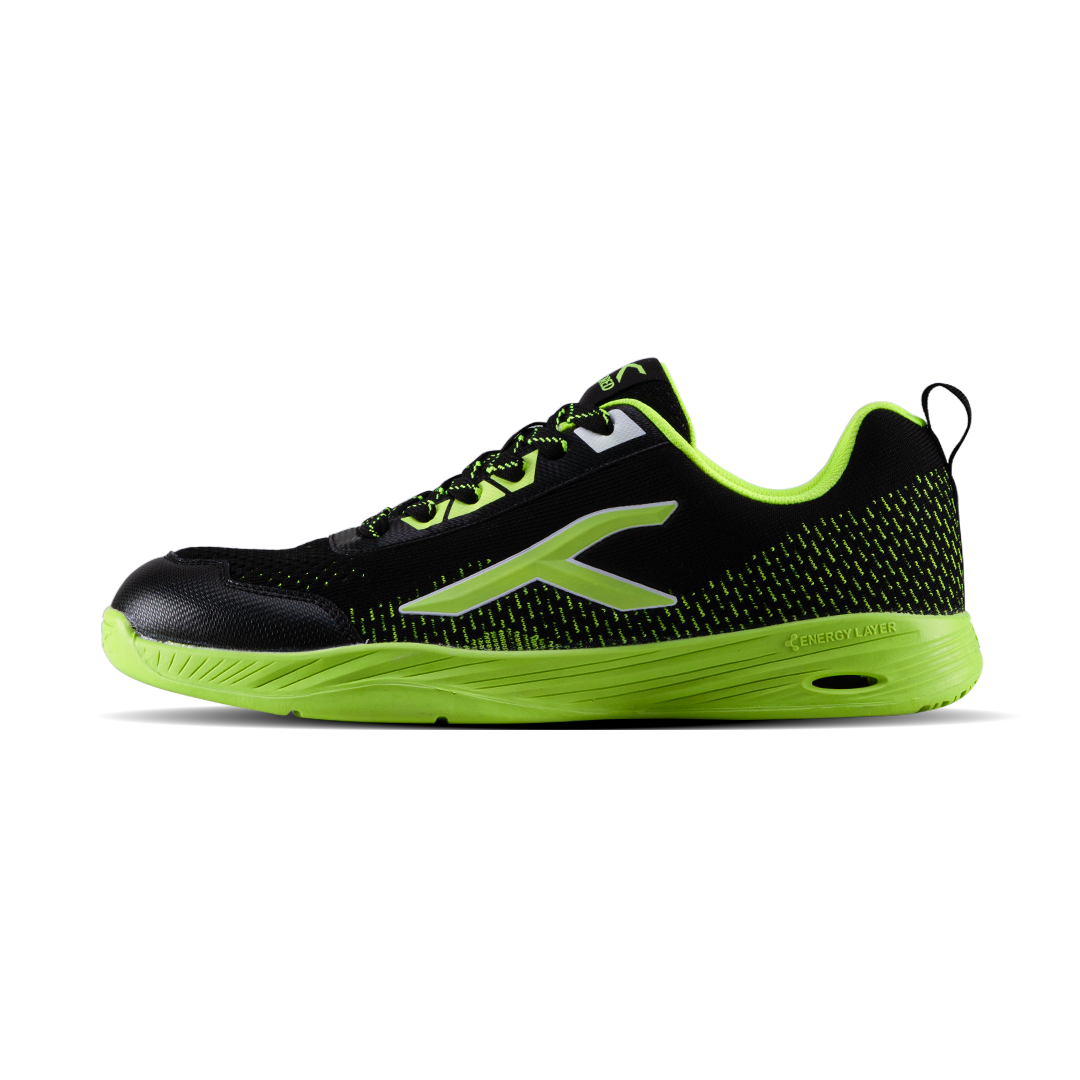 COURT FLYER - Black/Lime
