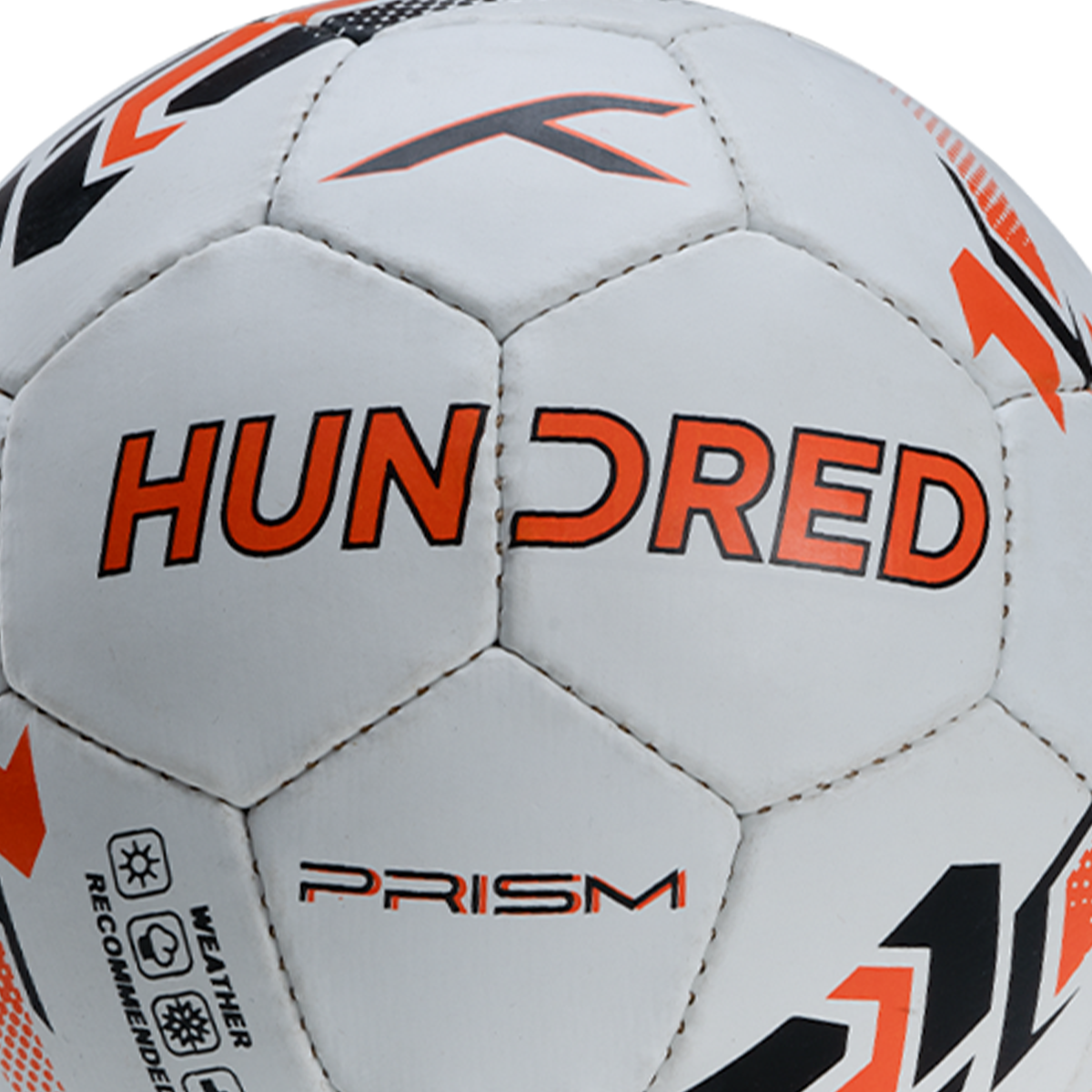 Prism Football - White/Orange/Black