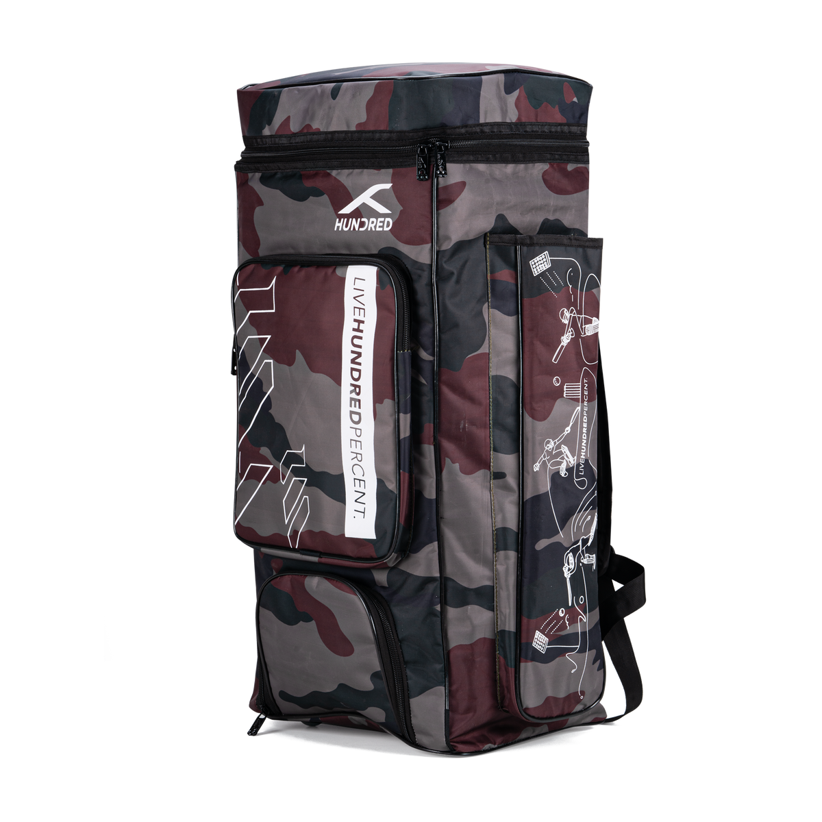Aspire Cricket Kitbag (Camo Green)