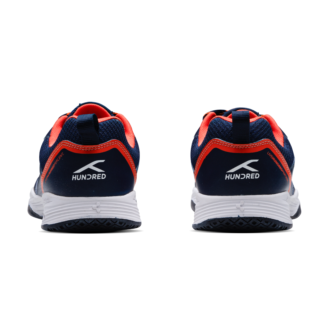 Court Shield-Navy/Orange/White