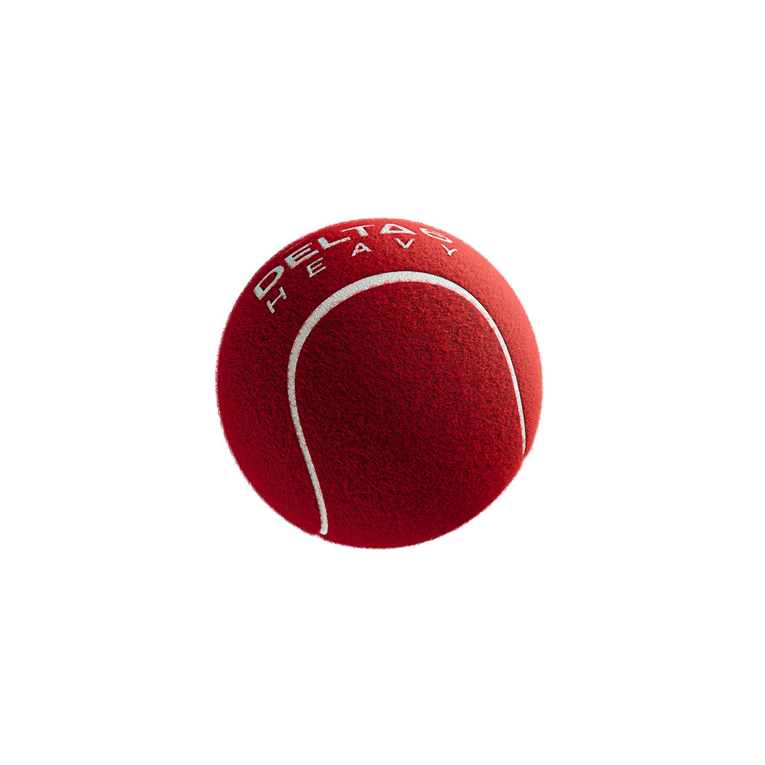 Delta 6 Heavy Cricket Tennis Balls (Pack of 6/Red)