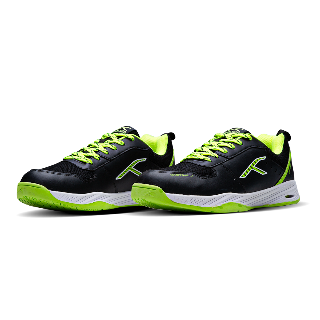 Court Shield-Black/Lime/White