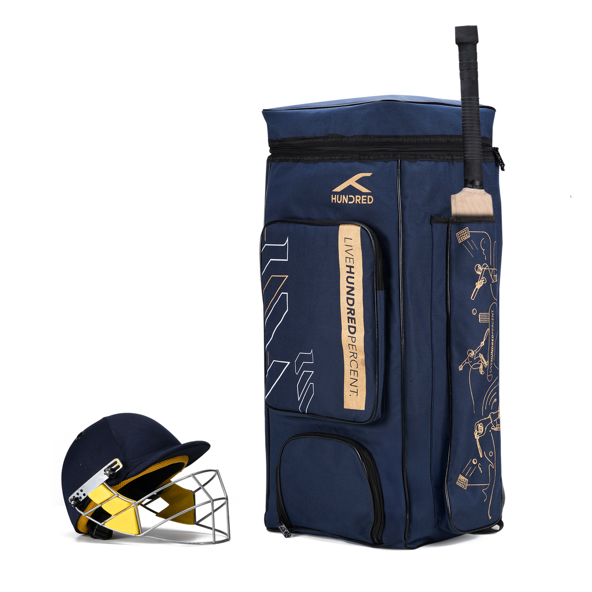 Aspire Cricket Kitbag (Navy)