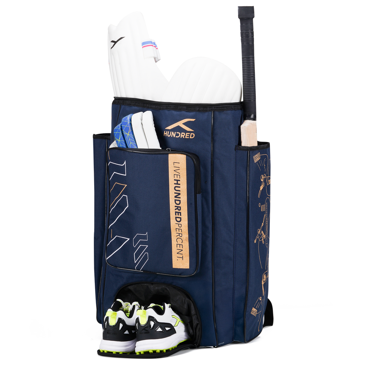 Aspire Cricket Kitbag (Navy)