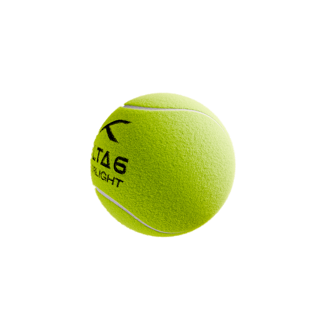 Delta 6 SuperLight Cricket Tennis Balls (Pack of 6/Yellow)