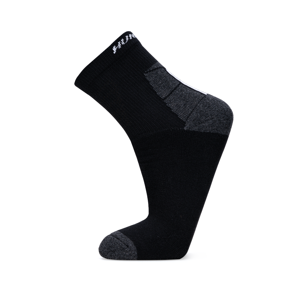 Ace High Quarter Length Performance Sports Socks_Black