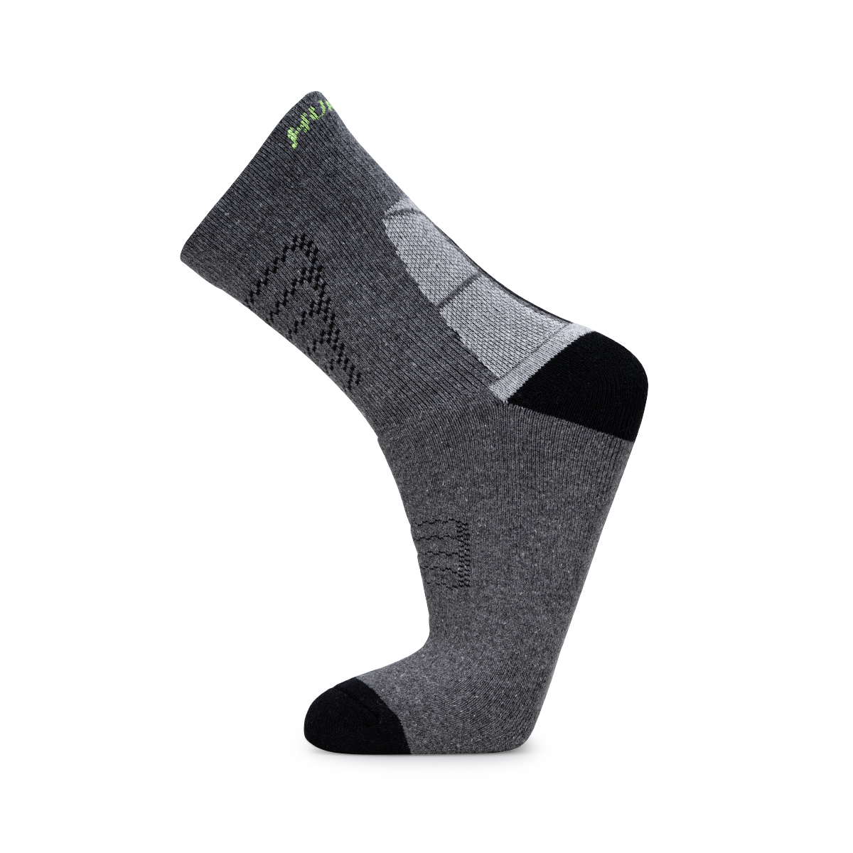 Ace High Quarter Length Performance Sports Socks_Light Grey
