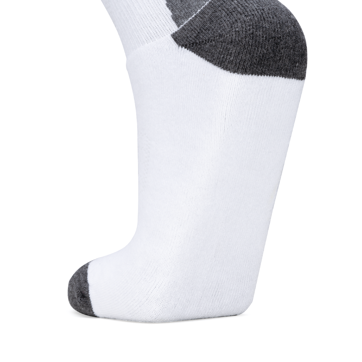 Ace High Quarter Length Performance Sports Socks_White