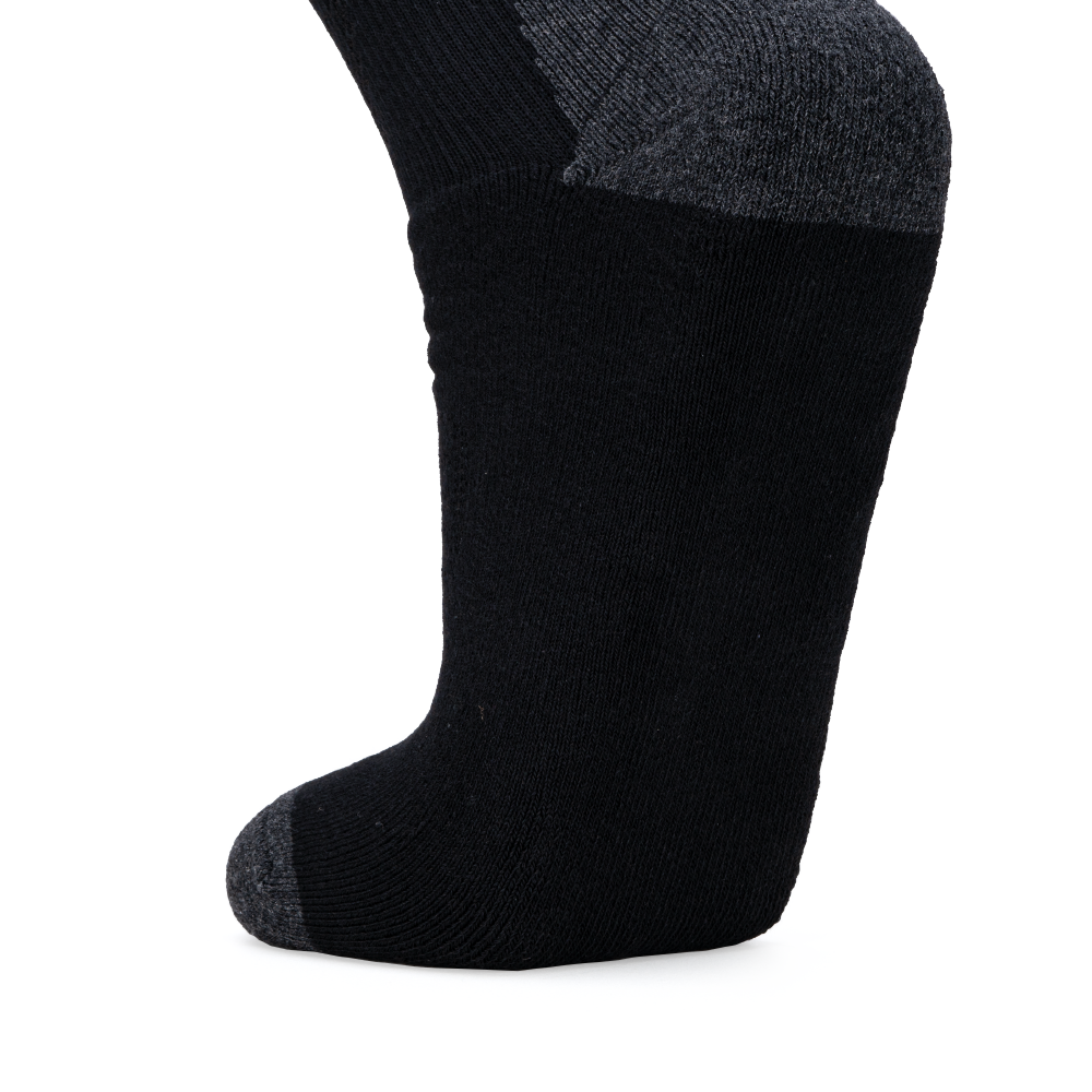 Ace High Quarter Length Performance Sports Socks_Black