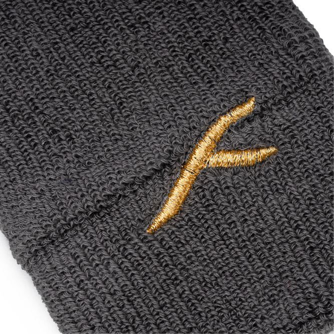 Solid Tone Wristband-Dark Grey