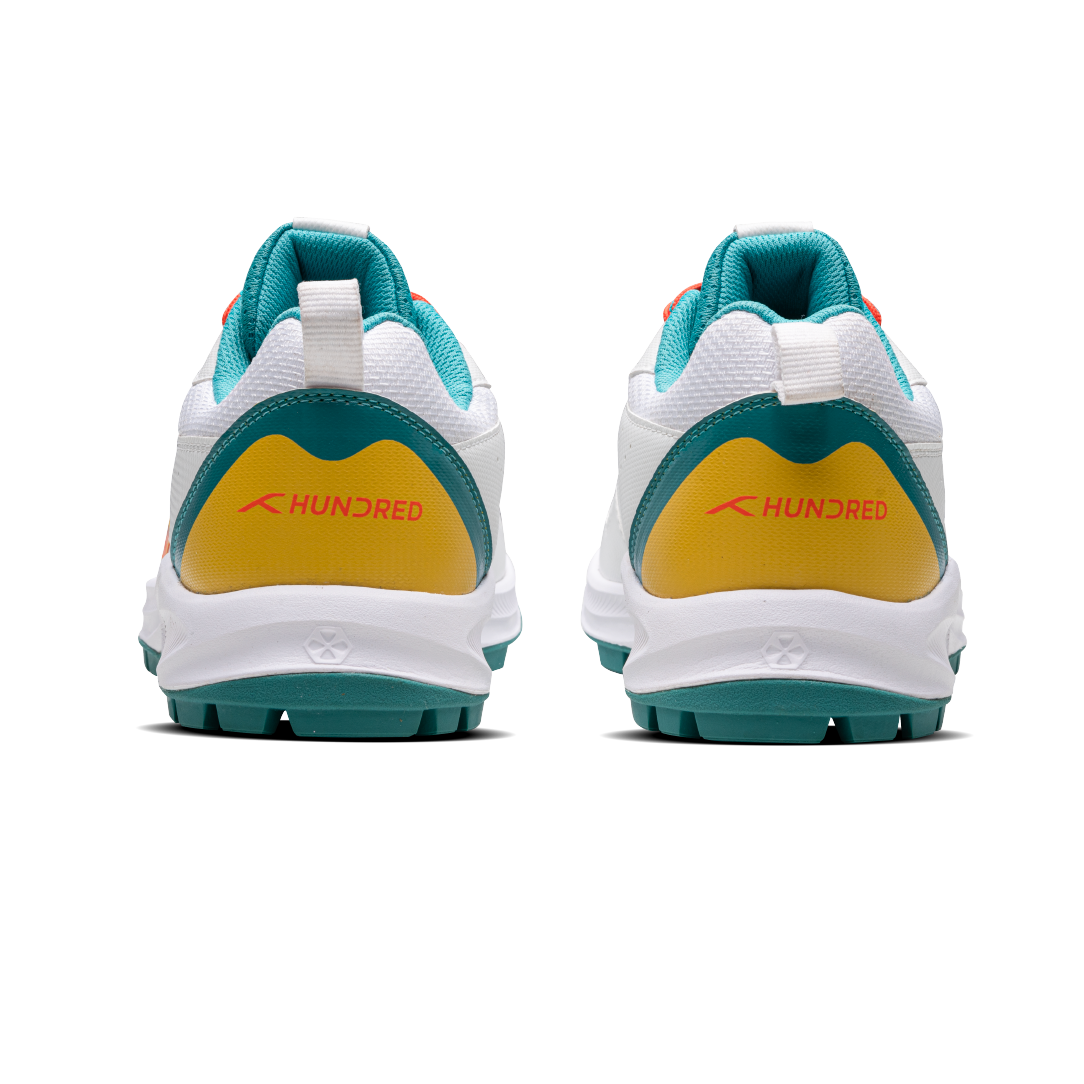 HyperDrive-White/ Light Green/Orange