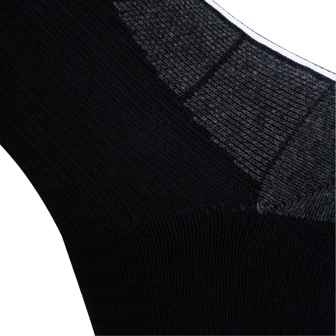 Ace High Quarter Length Performance Sports Socks_Black