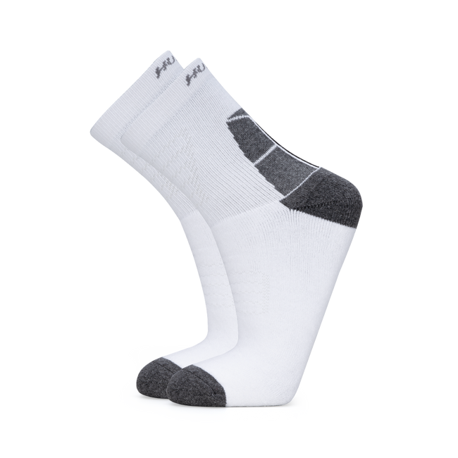 Ace High Quarter Length Performance Sports Socks_White