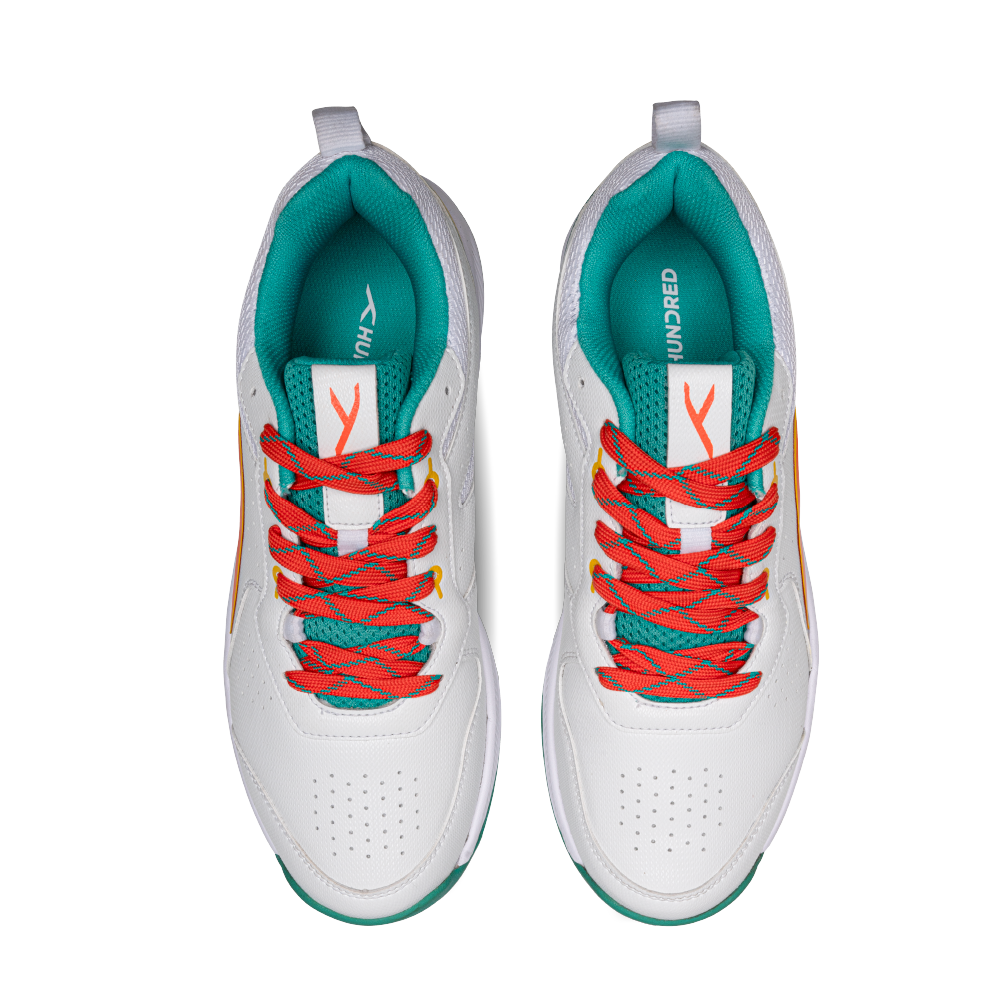 HyperDrive-White/ Light Green/Orange