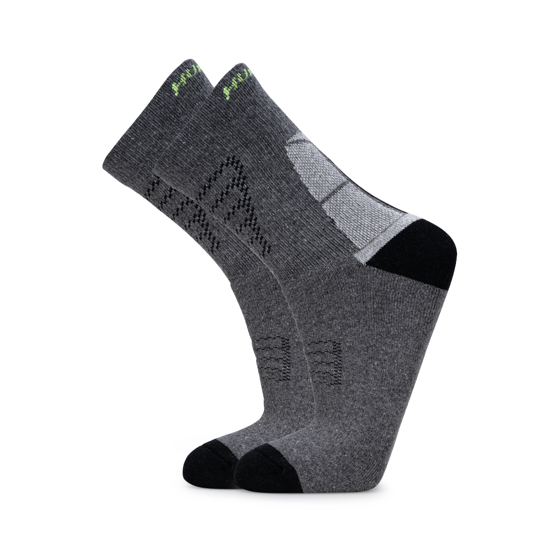 Ace High Quarter Length Performance Sports Socks_Light Grey
